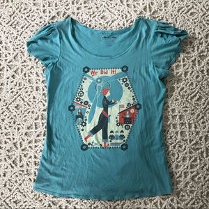 Blue Platypus super soft “We Did It” shirt XL